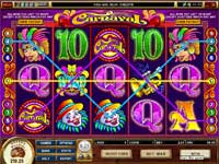 Carnival Slot - A Fun 9 Payline Slot with 5 Reels.