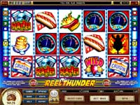 Reel Thunder is a Slot Machine With 5 Reels and 9 Paylines