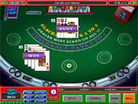 European Blackjack @ Crazy Vegas Online Casino