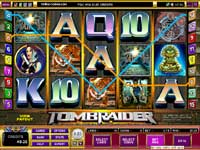 Tombraider Slot Multiline slot - 9 Paylines and 5 reels