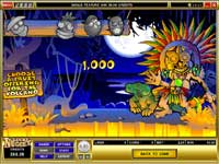 This is the Big Kahuna Bonus Game - Here I win 1000 Coins.