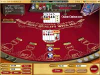 Progressive Caribbean Stud Poker: Et par 6ere slår dealerens 3ere