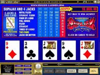 Progressive Video Poker Game - Supajax