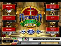 Arthurian Casino Lobby - This is Where You Pick Your Games and Download and Install More Casino Games