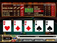 Poker Persuit is a Poker Game where You Must Call or Raise before being dealth the 4th and 5th card.
