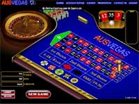 The roulette table