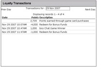 Loyalty Transactions