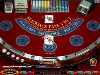 Blackjack Table @ Casino King