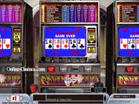 Jacks or Better Video Poker - A royal flush in video poker pays 4000 coins!