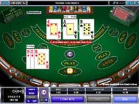 3 card poker table