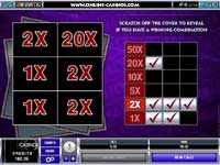 Scratchcard Game - Here I Win $10