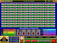 100 Hand Jacks or Better Video Poker Game