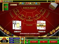 Banker Wins @ The Baccarat Table