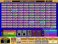 100 hand video poker variant - Double Joker