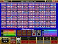 100 hand Jacks or Better Video Poker