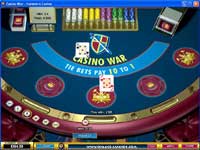 Casino War Table