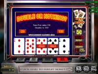 Double Video Poker Game