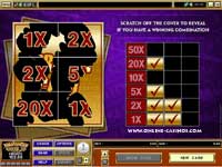 Scratch Card game