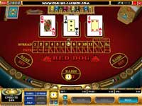 Red Dog Poker: Reddog shows off the classy graphics used at River Nile