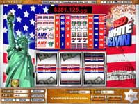 Red White and Win Progressive Slot Machine