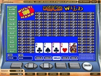 100 hånds Deuces Wild video poker