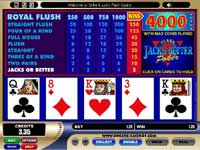 J or B Video Poker