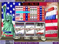Red, White and Win Slot Machine