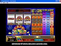 Cash Splash Progressive Slot