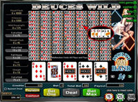 100 Hand Deuces Wild Video Poker