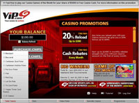 VIP.com Casino Lobby