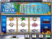 Blue Lagune Slot Machine - A 75 Coins Win