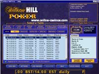 Multi Table Online Poker Tournaments @ William Hiull Poker Room