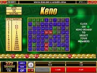Online Keno @ 777 Dragon Casino