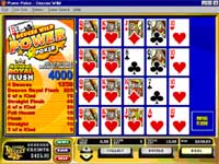 En flot gevings på $2000 på Deuces Wild Triple Play Power Poker hos  Lucky Nugget Casino