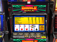 Tryk her for at spille gratis  Double Bonus Video Poker