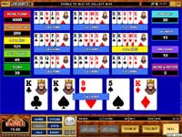 Ten Hand Aces And Faces Video Poker at Spin Palace