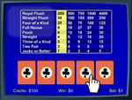 Visualiserede video poker instruktioner