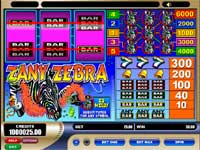 Tryk her for at spille Zany Zebra Slot for Free